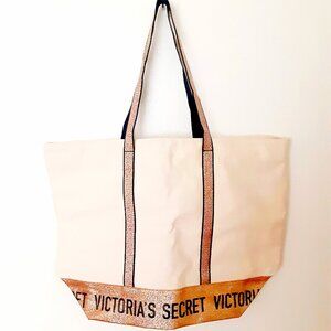 VICTORIA'S SECRET GOLD LABEL Special-Edition Weekender Travel Tote Bag